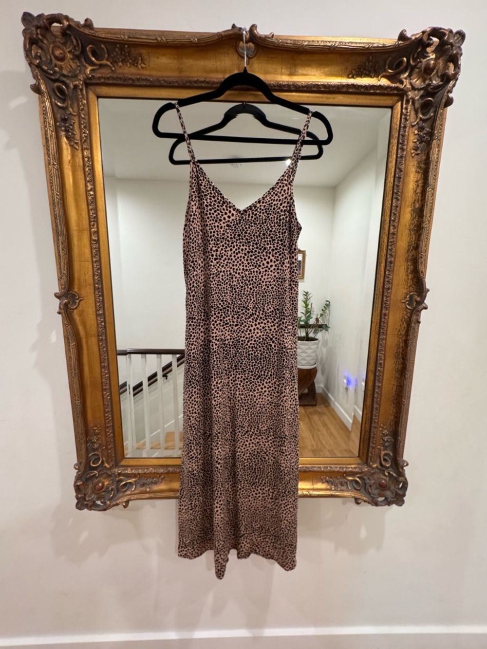Jenni Kayne Leopard-Print Midi Slip Dress